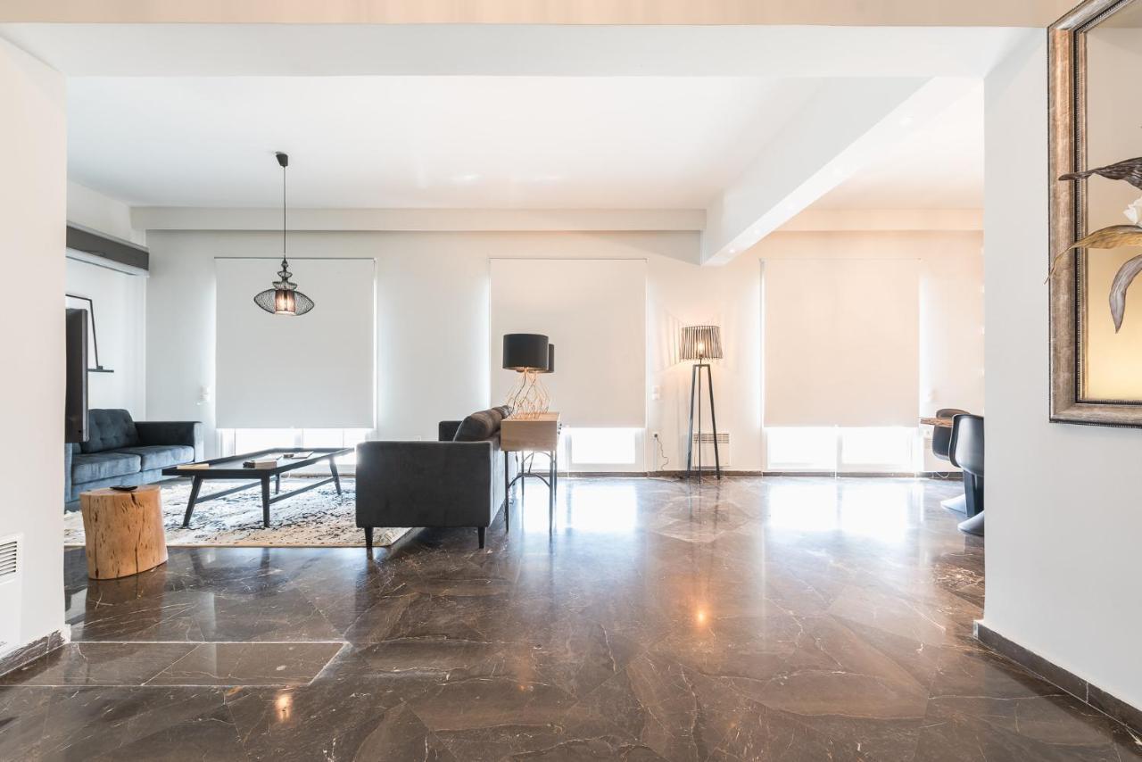 Ferienwohnung Traveler'S Dream 4 Brdm Renovated Penthouse Athen Exterior foto