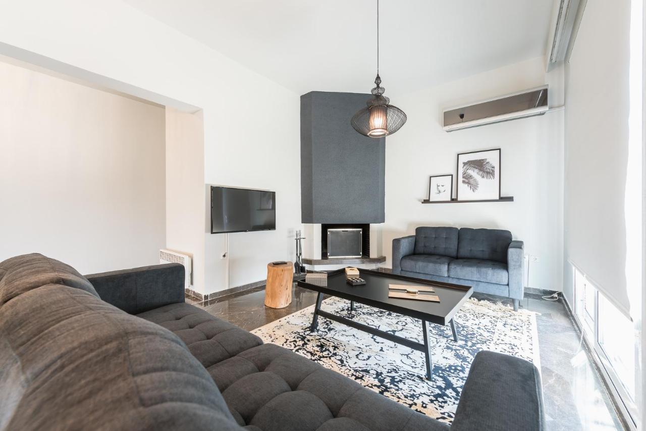 Ferienwohnung Traveler'S Dream 4 Brdm Renovated Penthouse Athen Exterior foto