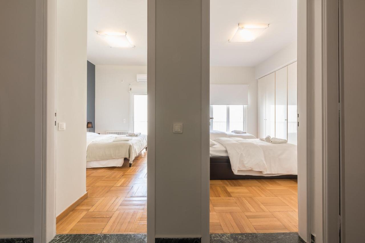 Ferienwohnung Traveler'S Dream 4 Brdm Renovated Penthouse Athen Exterior foto